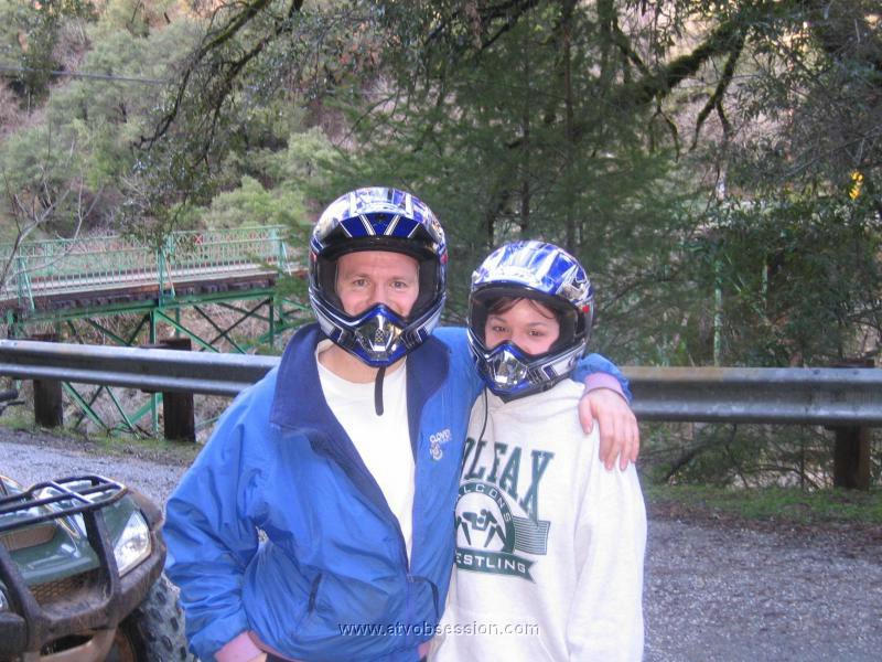09. Bambi and Walenda...matching Blue Freaking helmets..how sweet..jpg