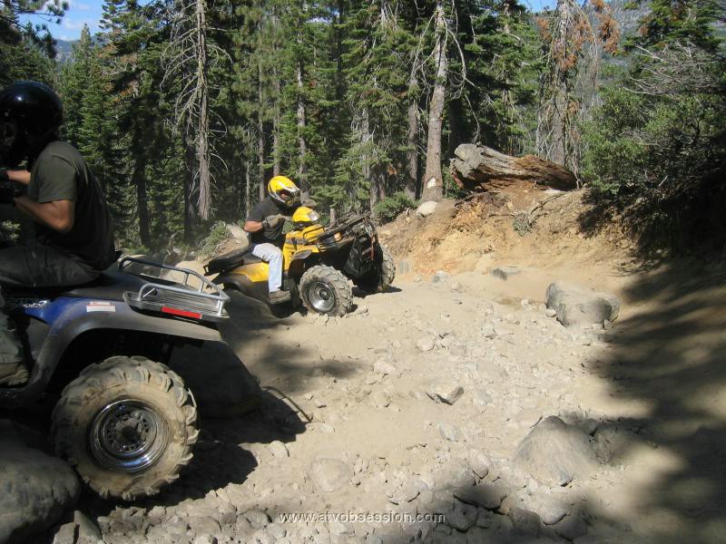 11. Larry coming up over the big rock..jpg