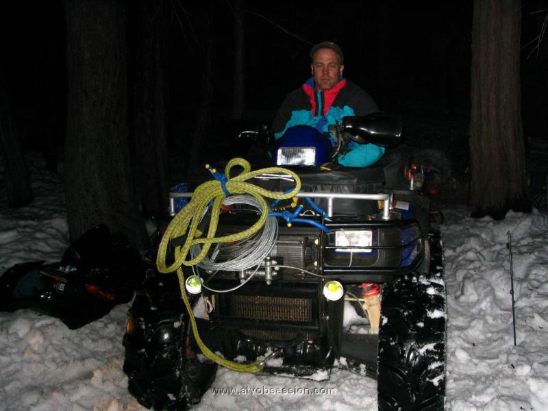 38. Jack with all the pull gear in front after reaching the 'summit'..jpg