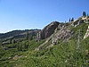 42. Looking up, toward the ridge over Spencer Lakes..jpg