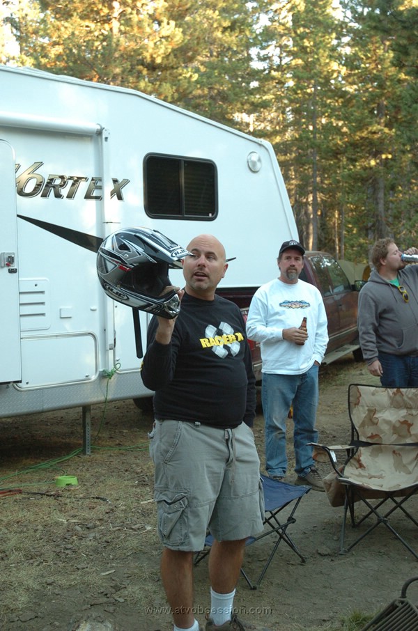 281. Thank you to Stephanie, Terry's daughter for giving us his helmet..jpg