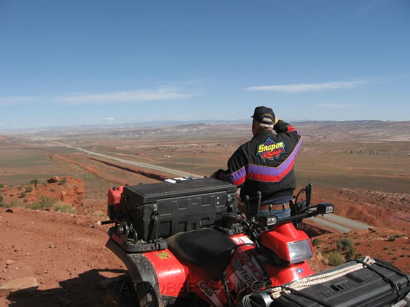 014. Steve lookin' back toward our camp..jpg