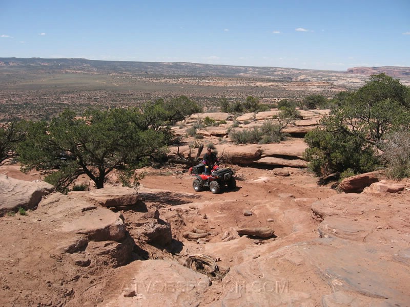 054. Steve continues the climb..jpg