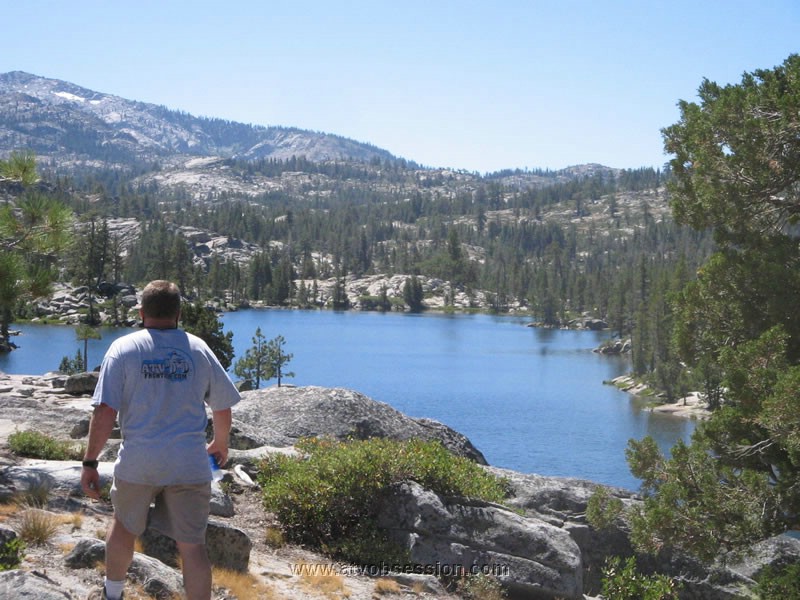 16. Bill hiking to Spider Lake..jpg