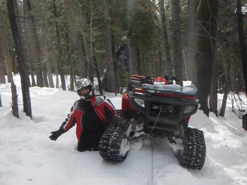 12. We're out..but check out how deep the snow was..jpg